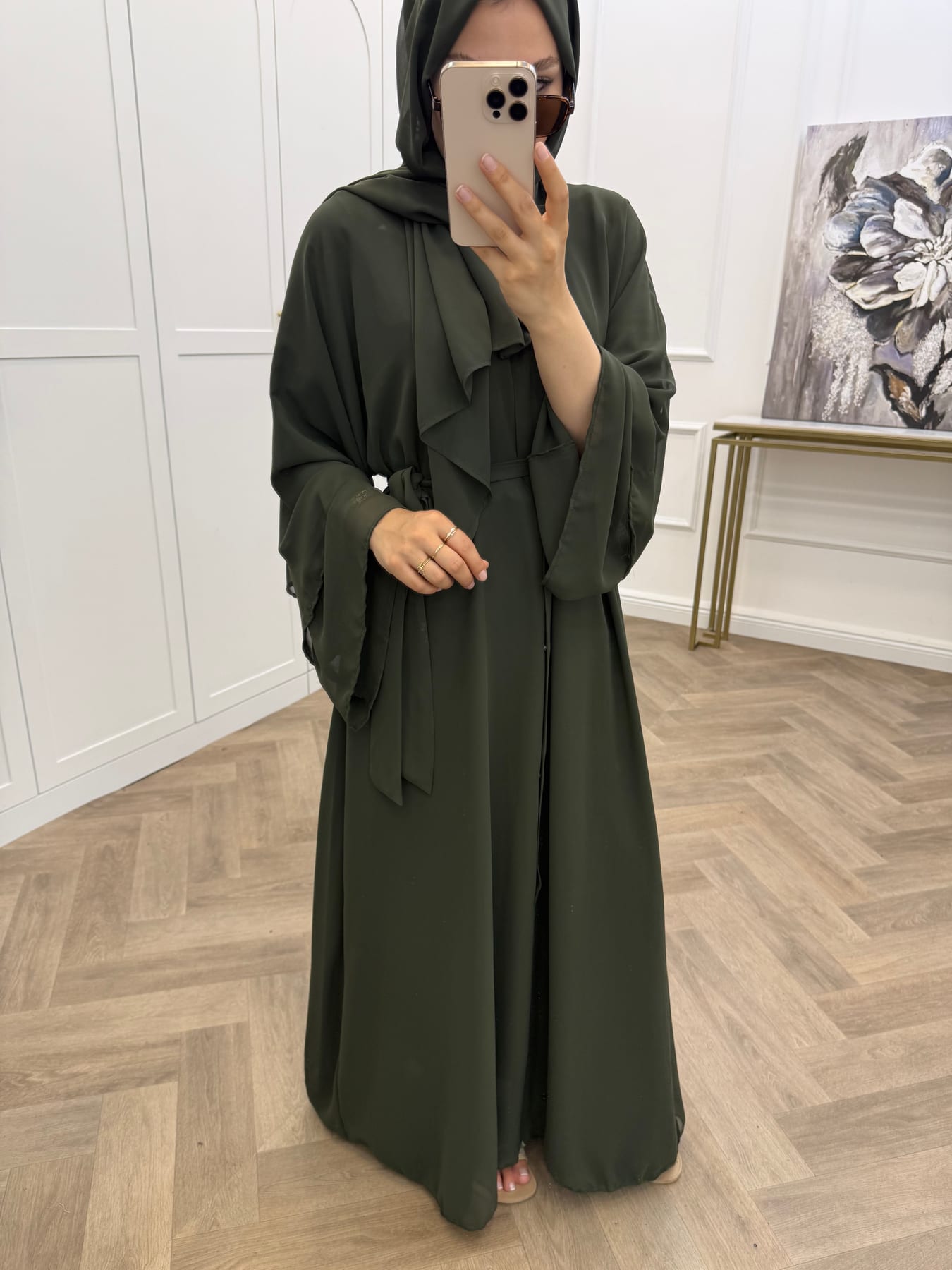 ŞAL DAHİL ŞİFON ABAYA HAKİ